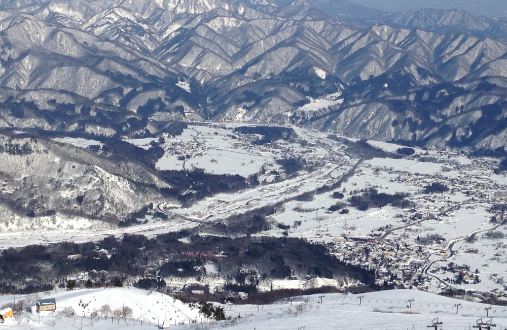 スキー場の景色