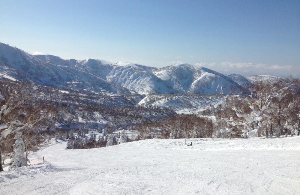 スキー場の景色