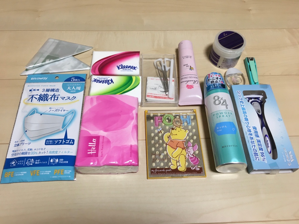 リゾートバイトの持ち物・荷物